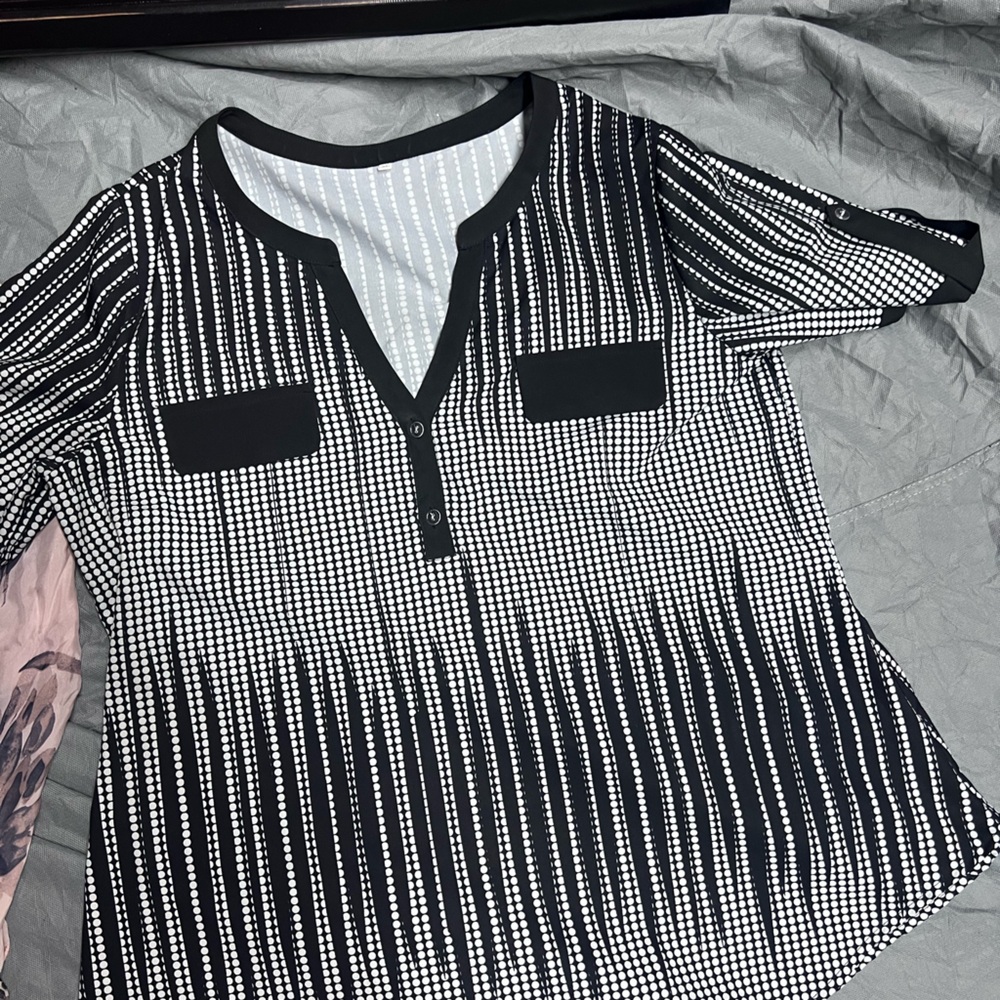 Women’s extra large silk dress shirt